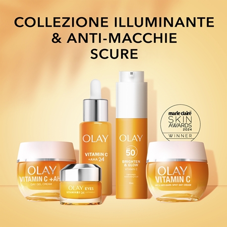 Olay Vitamin C Brighten & Glow lozione idratante con niacinamide