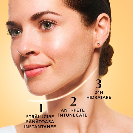 Olay Vitamin C Brighten & Glow fluid hidratant cu niacinamidă