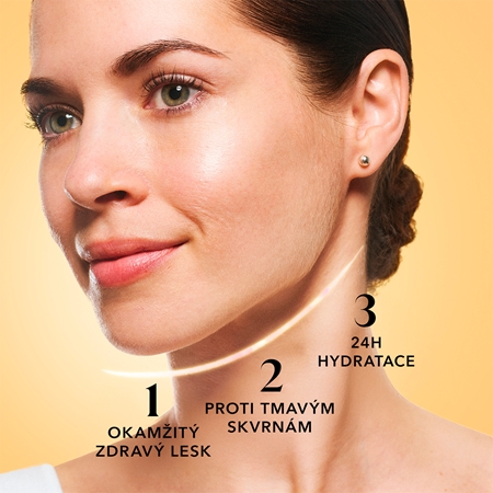 Olay Vitamin C Brighten & Glow hydratačný fluid s niacínamidom