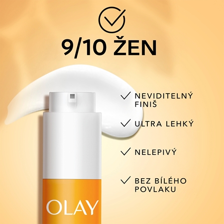 Olay Vitamin C Brighten & Glow hydratačný fluid s niacínamidom