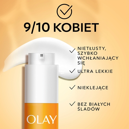 Olay Vitamin C Brighten & Glow fluid nawilżający z niacynamidem