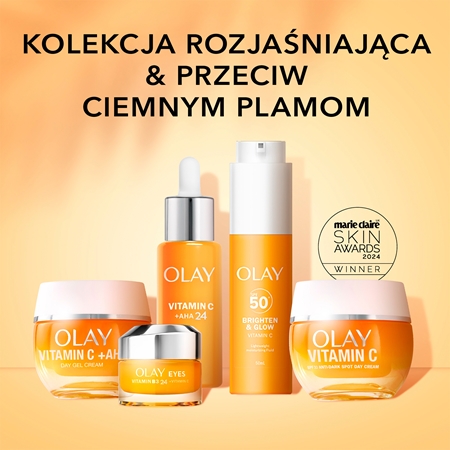 Olay Vitamin C Brighten & Glow fluid nawilżający z niacynamidem