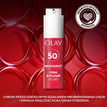 Olay Regenerist Firm & Plump nawilżający fluid liftingujący z niacynamidem