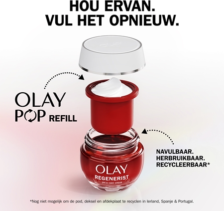 Olay Regenerist SPF 30 Day Cream Hydraterende en Versterkende Anti-Rimpel Dagcrème