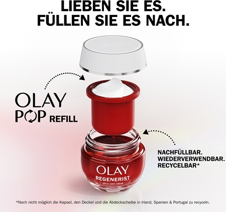 Olay Regenerist SPF 30 Day Cream feuchtigkeitsspendende und festigende Creme gegen Falten
