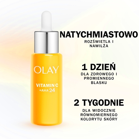 Olay Vitamin C Day Serum rozjaśniające serum nawilżające przeciw przebarwieniom
