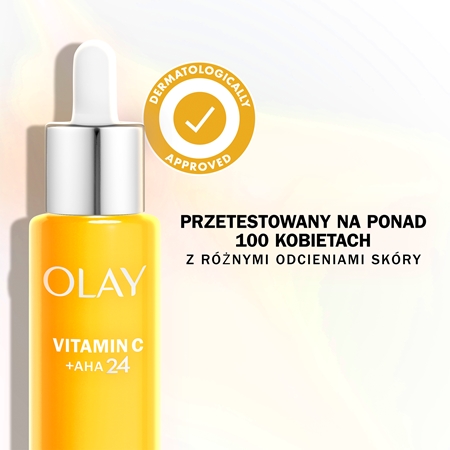 Olay Vitamin C Day Serum rozjaśniające serum nawilżające przeciw przebarwieniom