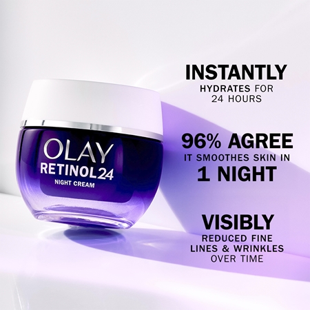 Olay Retinol 24 Night Cream ενυδατική και αναπλαστική κρέμα νυκτός με βιταμίνη E