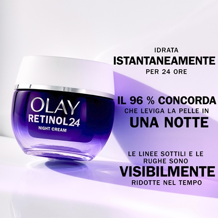 Olay Retinol 24 Night Cream crema notte idratante e rigenerante con vitamina E
