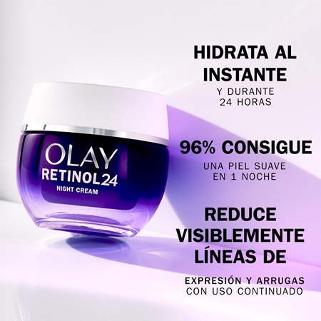 Olay Retinol 24 Night Cream crema de noche reparadora e hidratante con vitamina E
