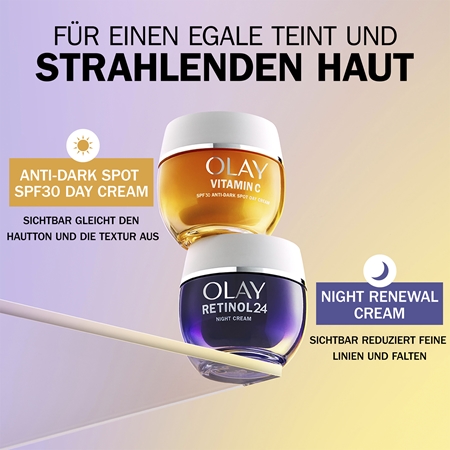 Olay Vitamin C Brighten & Glow Set für intensive Feuchtigkeitspflege der Haut
