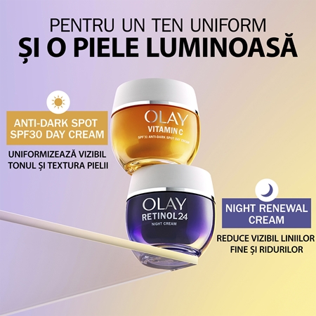 Olay Vitamin C Brighten & Glow set pentru o hidratare intensa