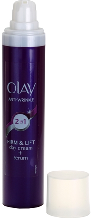 Značka Olay Anti-Wrinkle Firm & Lift krém + sérum proti vráskám