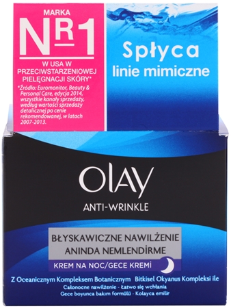 Marka
 Olay Anti-Wrinkle Instant Hydration krem na noc przeciw zmarszczkom