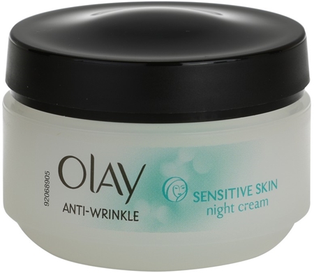 Brand Olay Anti-Wrinkle Sensitive Skin Night Cream with Anti-Aging Effect
