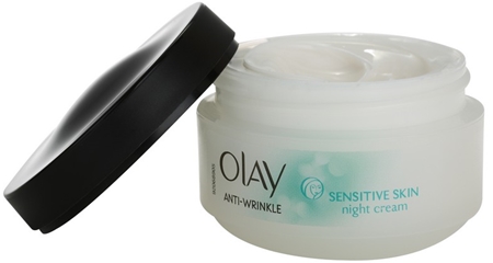 Brand Olay Anti-Wrinkle Sensitive Skin Night Cream with Anti-Aging Effect