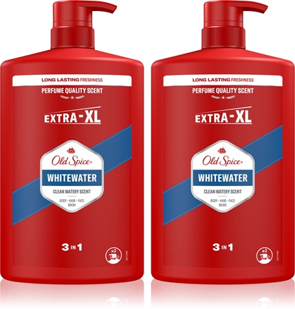 Old Spice Whitewater ekonomiškas dušo gelių rinkinys vyrams