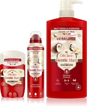 Old Spice Gentle Man's Coconut & Vanilla Σετ για το σώμα