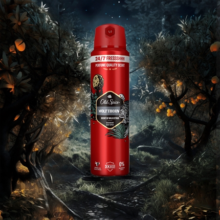 Old Spice Wolfthorn deodorant spray for men