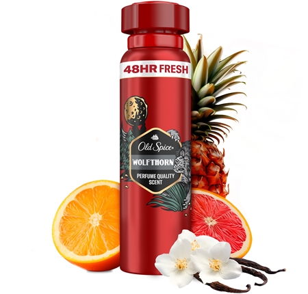 Old Spice Wolfthorn deodorant v pršilu za moške