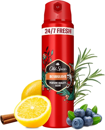 Old Spice Bearglove desodorante refrescante en spray para hombre