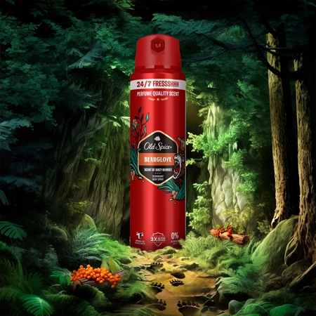 Old Spice Bearglove desodorante refrescante en spray para hombre