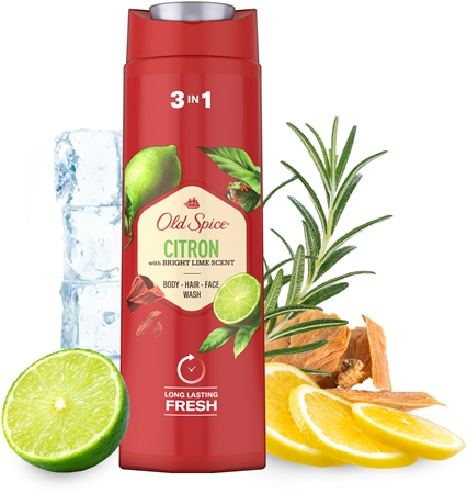 Old Spice Citron gel de douche pour homme