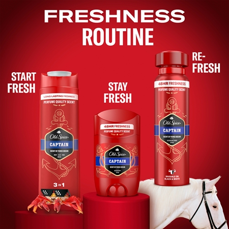 Old Spice Captain deodorant ve spreji