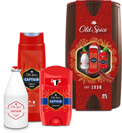 Old Spice Captain Wooden Barrel set cadou pentru bărbați