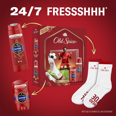 Old Spice Captain Footballer darčeková sada pre mužov