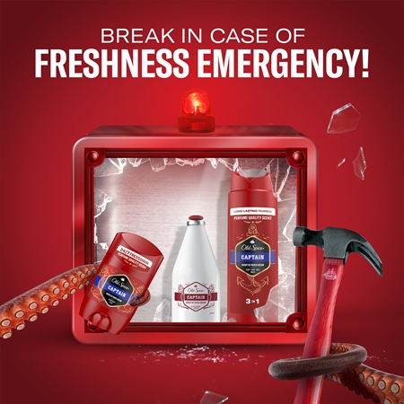 Old Spice Captain Tin Box gift set for men