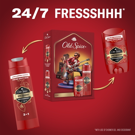Old Spice Epic Legend Rockstar Gift Set for men