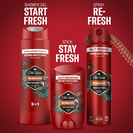 Old Spice Bearglove Anime Gift Set for men