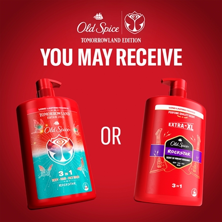 Old Spice Tomorrowland Body Wash for Men for face, body and hair