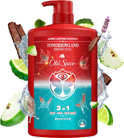 Old Spice Tomorrowland Body Wash for Men for face, body and hair