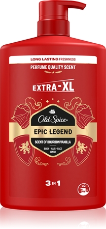 Old Spice Epic Legend Shower Gel for Face, Body, and Hair for men