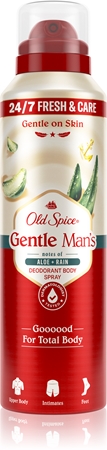 Old Spice Gentle Man's Aloe & Rain Deospray ohne Aluminium