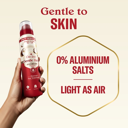 Old Spice Gentle Man's Coconut & Vanilla Deospray ohne Aluminium