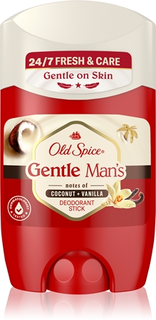Old Spice Gentle Man's Coconut & Vanilla déodorant solide sans sels d'aluminium