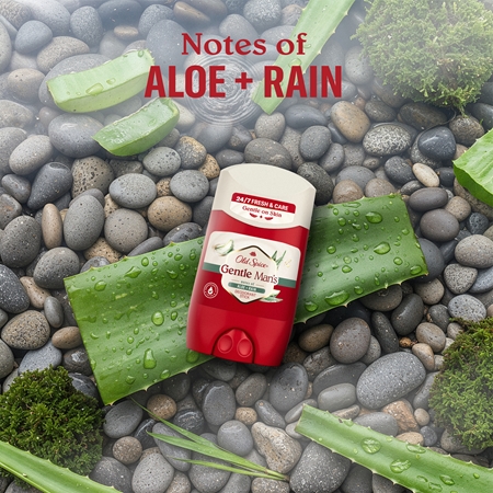 Old Spice Gentle Man's Aloe & Rain aluminium-free deodorant stick