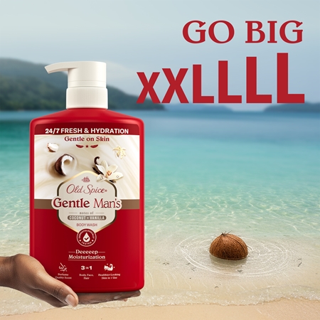 Old Spice Gentle Man's Coconut & Vanilla Duschgel 3in1