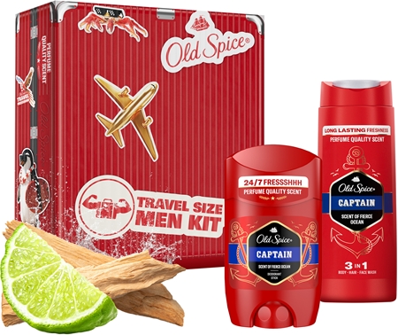 Old Spice Captain Travel Size Men Kit Rejsesæt