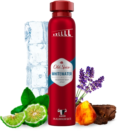 Old Spice Whitewater Deodorant Spray voor Mannen