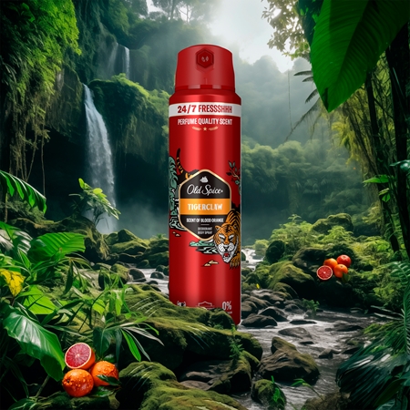 Old Spice Tigerclaw Deodorant ja kehapihusti meestele