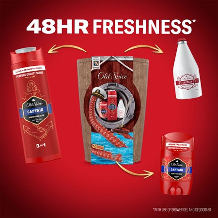 Old Spice Captain Barel darilni set za moške