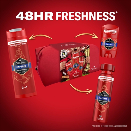 Old Spice Captain Football poklon set za muškarce