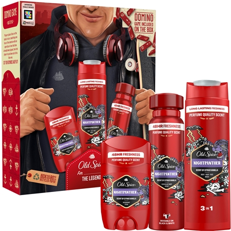 Old Spice Nightpanther Wild Explorer Set Gavesæt til mænd