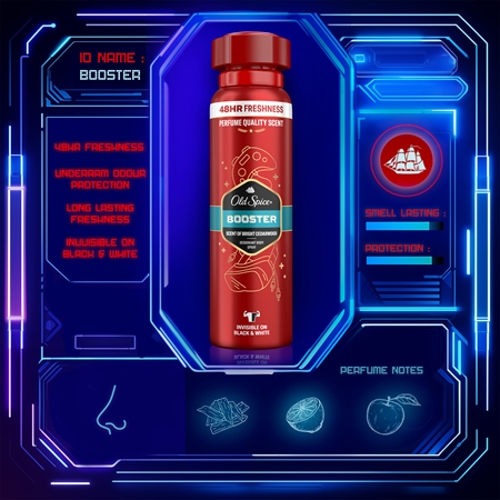 Old Spice Booster deodorant ve spreji