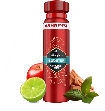 Old Spice Booster deodorant ve spreji