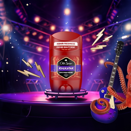 Old Spice RockStar deodorant stick for men